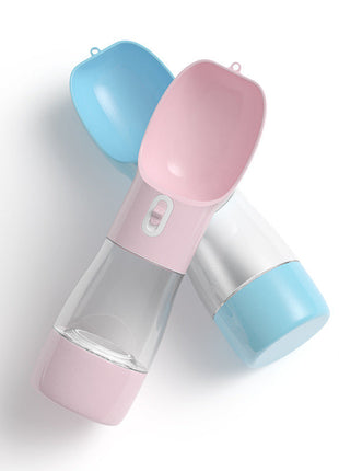Portable Pet Food & Water Bottle Teal Winterberry