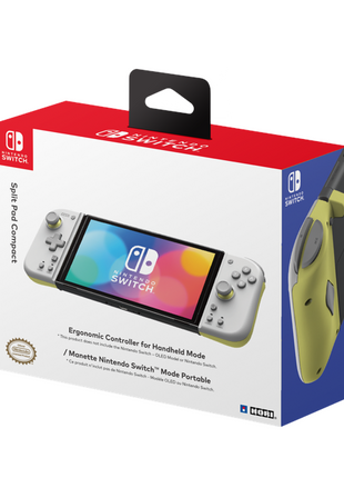 HORI Split Pad Compact - Light Gray/Yellow Green Mulberry