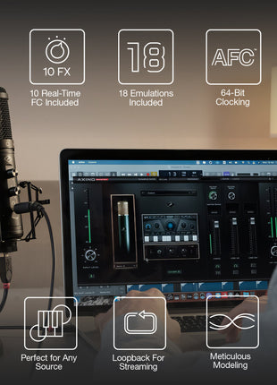 Antelope Audio - Axino recording system | Podcast microphone Cerulean Thalassa