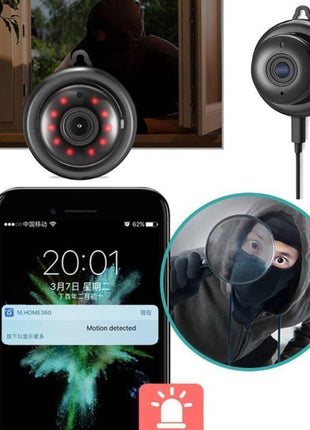 HD 1080P Mini WIFI Hidden Wireless IP Camera Teal Simba
