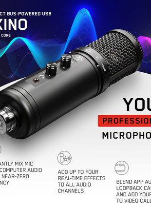 Antelope Audio - Axino recording system | Podcast microphone Cerulean Thalassa