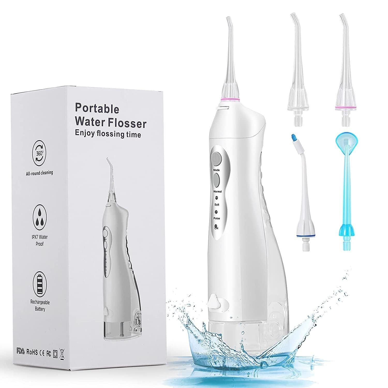 Household 3-speed 220ml Hand-held Electric Dental Irrigator