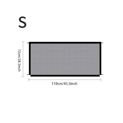 Pet Dog Fence, Foldable Isolation Net, Dog Safety Protection Fence, No Drilling Required  Household Pet Isolation Fence, Balcony Dog And Cat Isolation Net Fence, Indoor Obstacle Safety Protection CJ USA