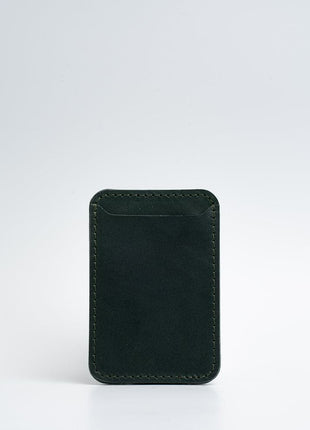 Full-Grain Leather MagSafe wallet - Classic Purple Buckeye