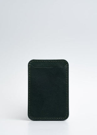 Top-Grain Leather MagSafe wallet - Classic Purple Buckeye