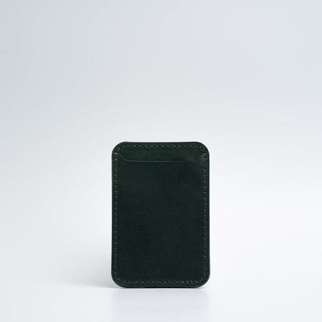 Top-Grain Leather MagSafe wallet - Classic Purple Buckeye