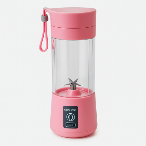 Multi-Purpose Portable USB Electric Juicer 6-Blades Scarlet Daisy