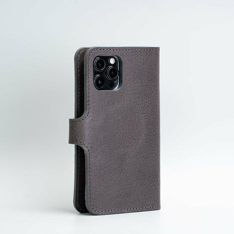 Leather iPhone folio wallet 4.0 - SALE Purple Buckeye