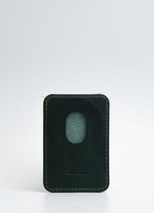 Top-Grain Leather MagSafe wallet - Classic Purple Buckeye