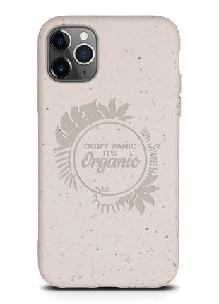 Dont Panic its Organic  -  Biodegradable phone case Tan Lily