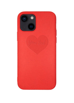 Biodegradable Personalized Phone Case - Red Tan Lily