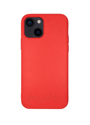 Biodegradable Personalized Phone Case - Red Tan Lily
