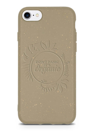 Dont Panic its Organic  -  Biodegradable phone case Tan Lily