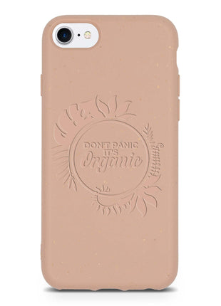 Dont Panic its Organic  -  Biodegradable phone case Tan Lily