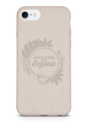 Dont Panic its Organic  -  Biodegradable phone case Tan Lily