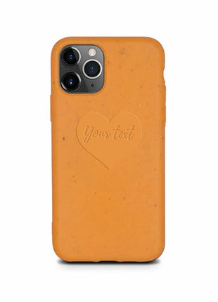 Biodegradable Personalized Phone Case - Orange Tan Lily