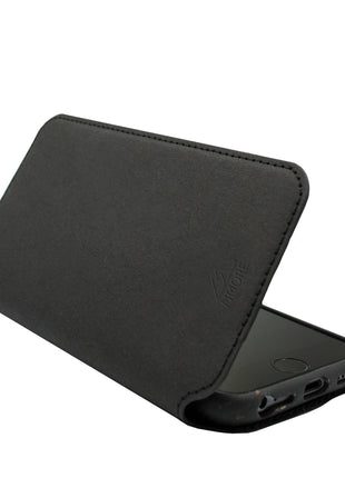 Biodegradable Flip Phone Case - Black Tan Lily