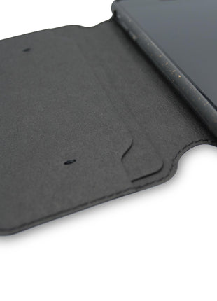 Biodegradable Flip Phone Case - Black Tan Lily