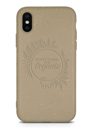 Dont Panic its Organic  -  Biodegradable phone case Tan Lily
