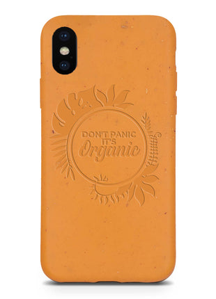 Dont Panic its Organic  -  Biodegradable phone case Tan Lily