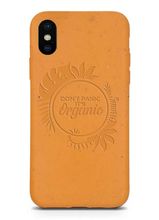 Dont Panic its Organic  -  Biodegradable phone case Tan Lily