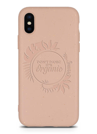 Dont Panic its Organic  -  Biodegradable phone case Tan Lily