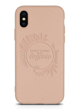 Dont Panic its Organic  -  Biodegradable phone case Tan Lily