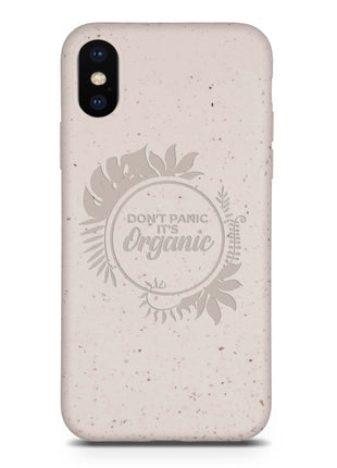 Dont Panic its Organic  -  Biodegradable phone case Tan Lily