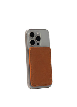 Leather MagSafe wallet - The Minimalist Purple Buckeye