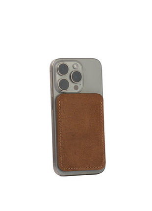 Leather MagSafe wallet - The Minimalist Purple Buckeye