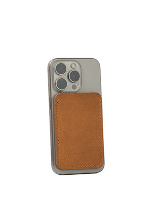 Leather MagSafe wallet - The Minimalist Purple Buckeye