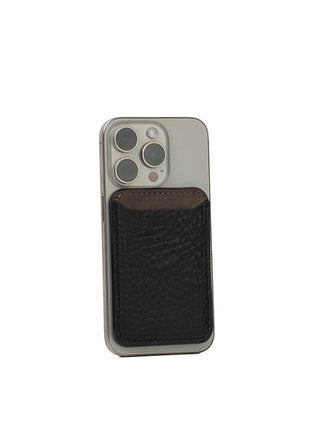 Leather wallet with Magsafe - Two colors Purple Buckeye