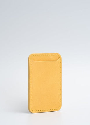 Full-Grain Leather MagSafe wallet - Classic Purple Buckeye