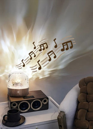 Light Theatre: Ambient Light With Stereo Speaker, Ripple Sunset Aurora Inspecial Home