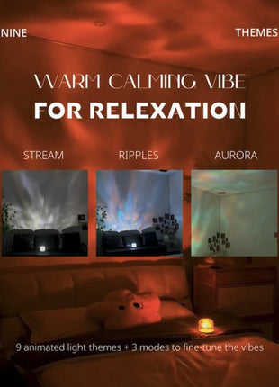 Light Theatre: Ambient Light With Stereo Speaker, Ripple Sunset Aurora Inspecial Home
