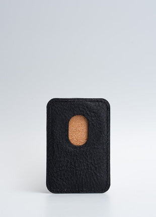 Leather wallet with Magsafe - Two colors Purple Buckeye
