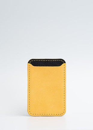 Leather wallet with Magsafe - Two colors Purple Buckeye