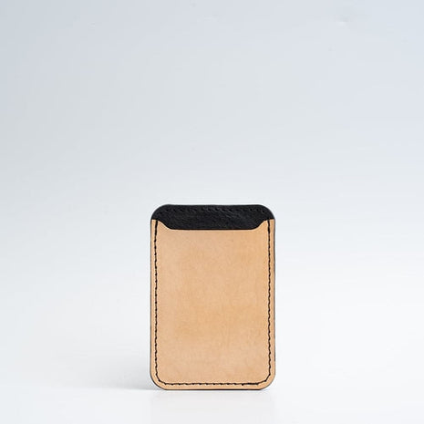 Leather wallet with Magsafe - Two colors Purple Buckeye