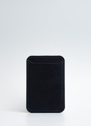 Top-Grain Leather MagSafe wallet - Classic Purple Buckeye