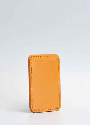 Top-Grain Leather MagSafe wallet - Classic Purple Buckeye