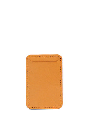 Top-Grain Leather MagSafe wallet - Classic Purple Buckeye