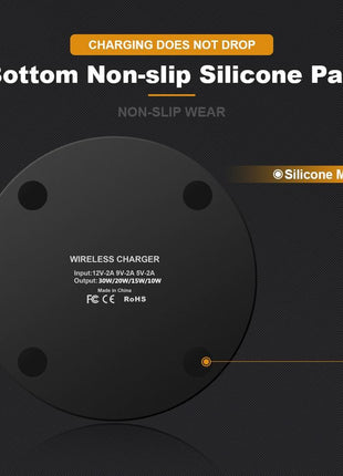 Dragon W9 30W Wireless Charging Pad Yellow Pandora