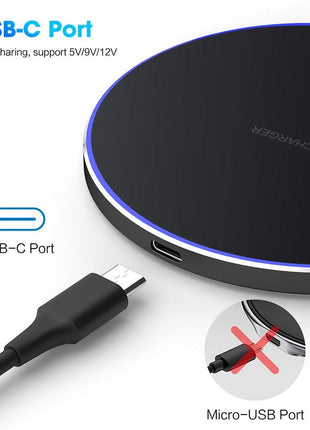 Dragon W9 30W Wireless Charging Pad Yellow Pandora