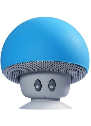 Portable Wireless Mushroom Bluetooth Speakers with Built-in Mic and Yellow Pandora