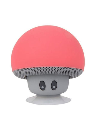 Portable Wireless Mushroom Bluetooth Speakers with Built-in Mic and Yellow Pandora