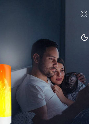USB LED Atmosphere Light, Flame Flashing Candle Lamp for Camping & Power Bank - TECNO GADGETS