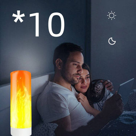 USB LED Atmosphere Light, Flame Flashing Candle Lamp for Camping & Power Bank - TECNO GADGETS
