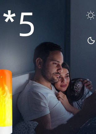 USB LED Atmosphere Light, Flame Flashing Candle Lamp for Camping & Power Bank - TECNO GADGETS