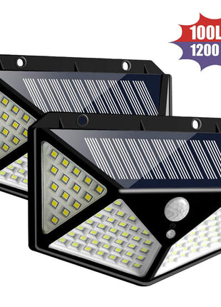 100 LED Solar Motion Sensor Wall Light offers bright, energy-efficient lighting with motion detection. Waterproof and easy to install, it’s perfect for outdoor security, illuminating pathways, yards, or entrances automatically at night