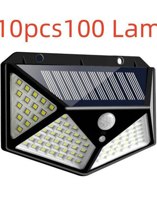 100 LED Solar Motion Sensor Wall Light – Waterproof & Easy Install - TECNO GADGETS